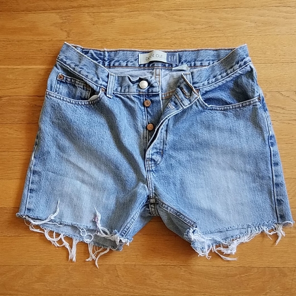 GAP Pants - Gap vintage buttonfly cut off jean shorts